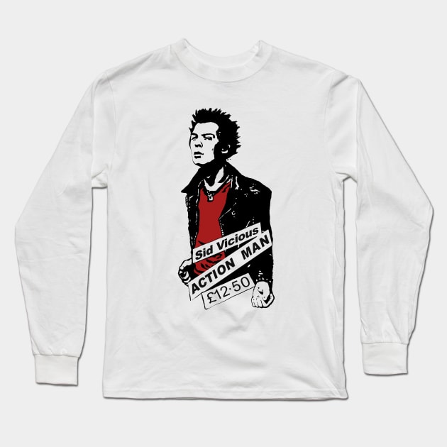 Sid - ACTION MAN Long Sleeve T-Shirt by D.W. Frydendall